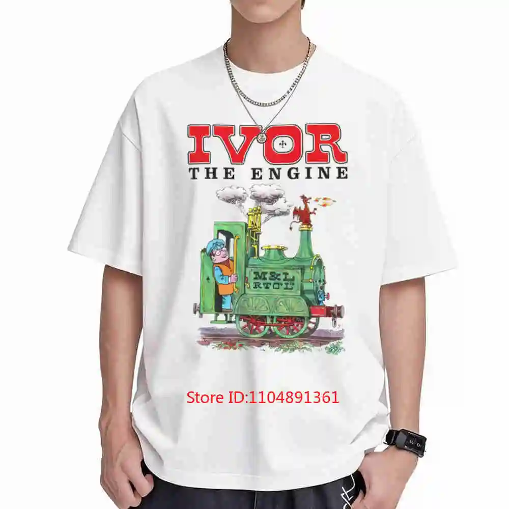 Ivor The Engine Iconic Character British TV Show Short Sleeve Tee 100% Cotton T-Shirt