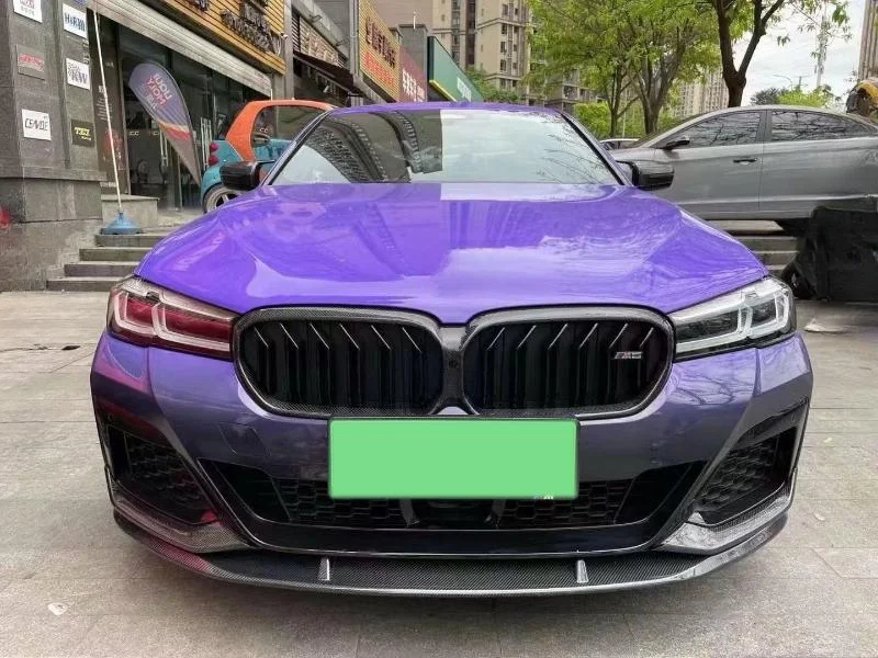 High-end Custom Body Kit For Old-to-New ConversionMP Style G30 G38 Carbon Fiber Front Separator Bumper Front Lip For 5 Series