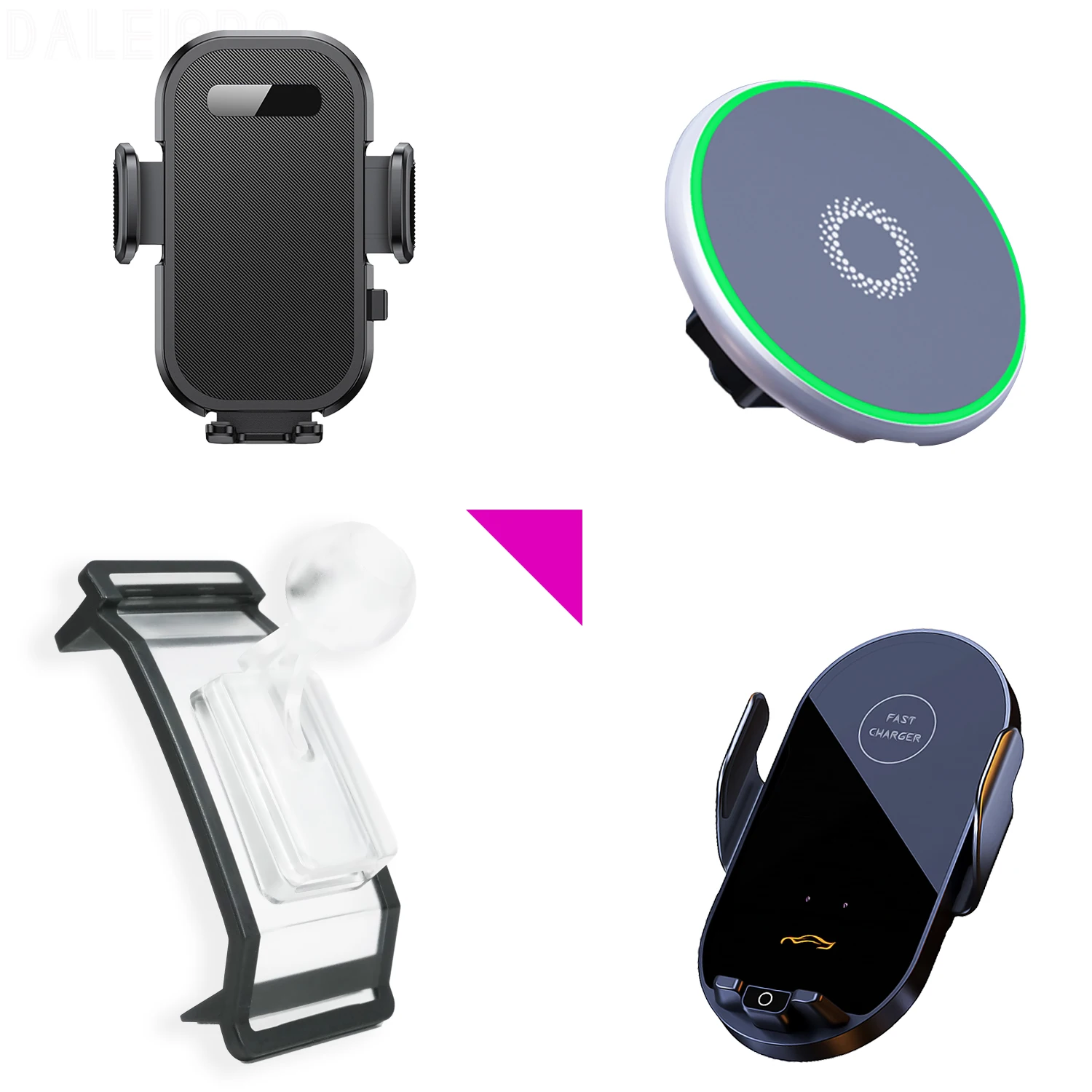 Special Mobile Phone Holder For BMW X3 G01 X4 G02 2018 2019 2020 2021 M40i Wireless Charging Car Phone Mount MagSafe Accessories - view 5