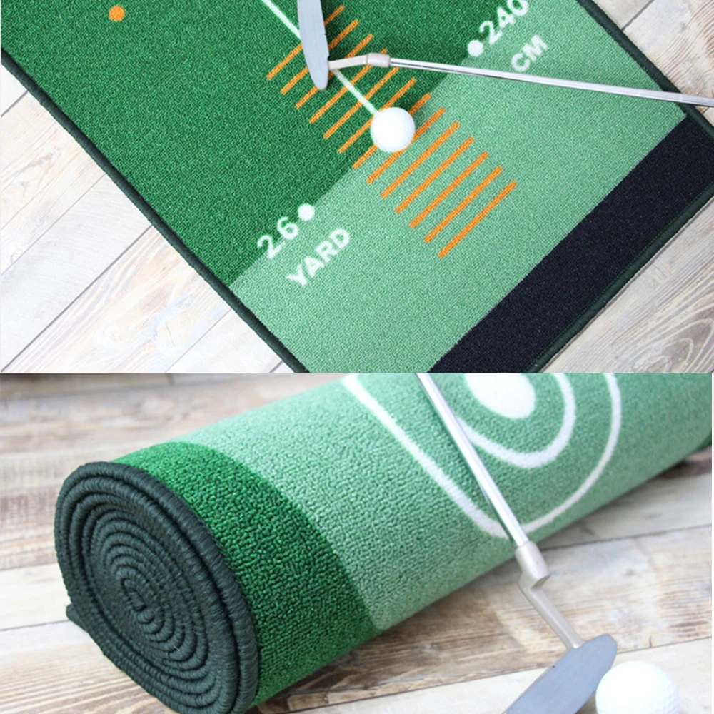 Tapis de Golf 50x300cm, tapis de mise, entraînement intérieur et extérieur, pratique de Golf, tapis de Fairway vert, lavable et antidérapant