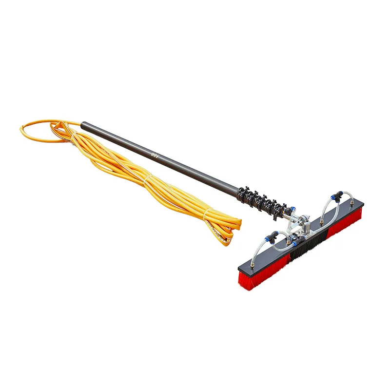 Handheld photovoltaic panel cleaning machine equipment telescopic rod