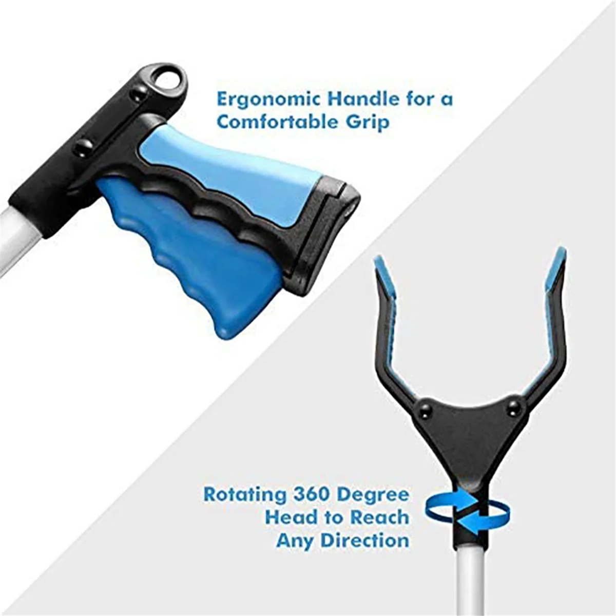Foldable Litter Reachers Pickers Pick Up Tools Gripper Extender Grabber Picker Collapsible Garbage Pick Up Tool Grabbers