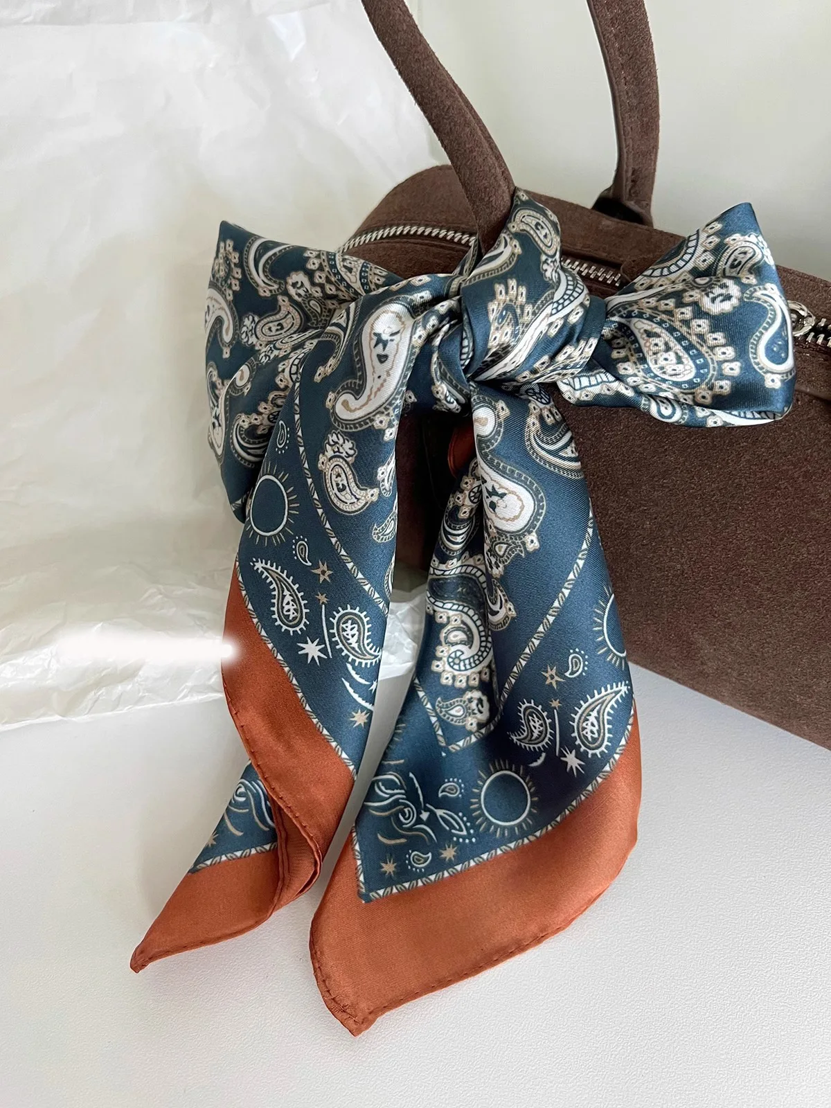 Japanese Style Waist Scarf Triangle Belt Wrap Layering Accessory for Shirt Dress Unique Butt Cape Design