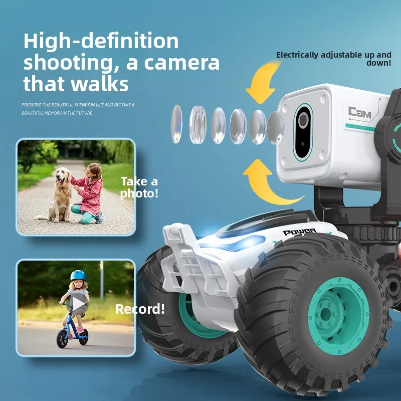 Remote Control Car with Video and Voice Real-Time Dialogue, Image Transmission, Intelligent HD Remote Control Off-Road WIFI Came