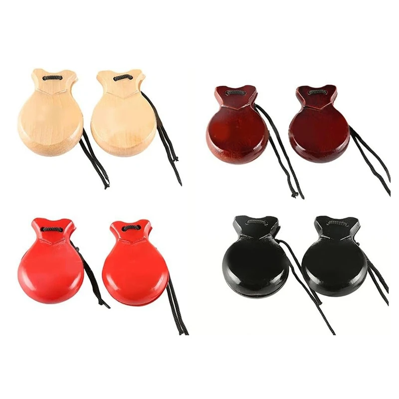 Flamenco Dance Orff Percussion Instrument Rap Hardwood Spanish Castanets