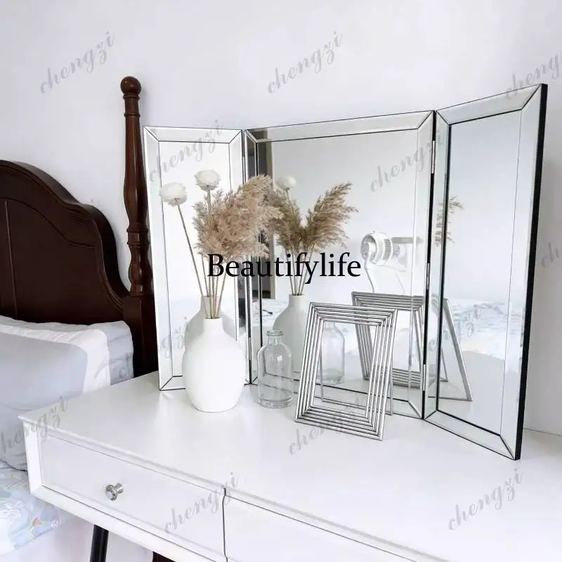 A68Bathroom Vanity Mirror Decor Universal Lights Led Makeup Art Mirror Decor Wall Bedroom Decorative Espelhos De Quarto Home Dec