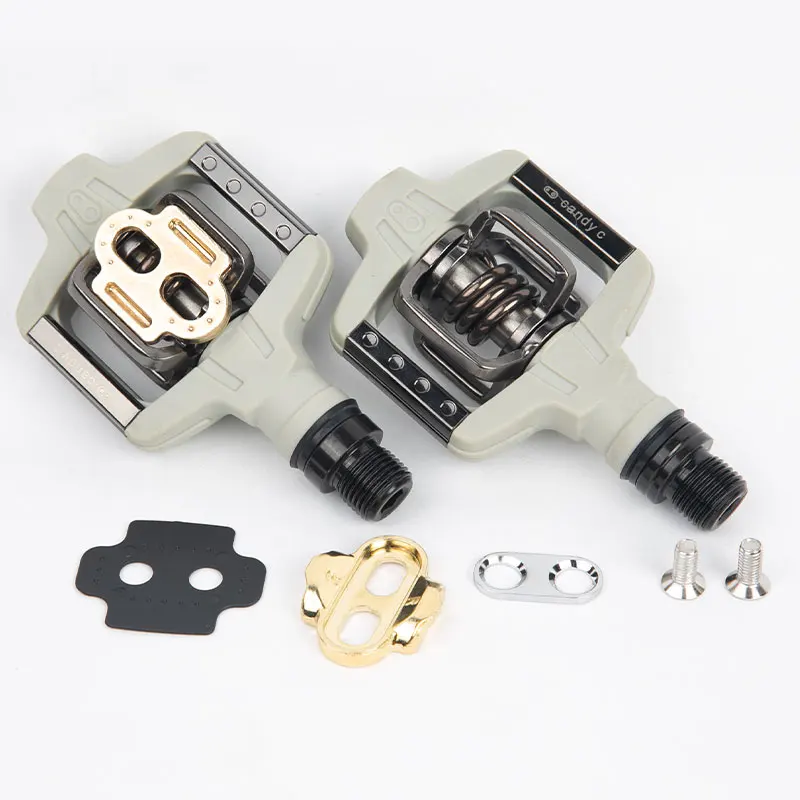 

1Set MTB Accessories Pedals Cleats Mountain Bike For Crank Brother Pedal Copper MTB Accessories Eggbeater Candy Smarty Mallet