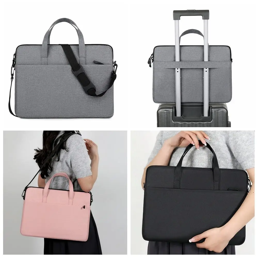 14inch Business Briefcases File Folder Bag Single Shoulder Laptop Notebook Case Crossbody Briefcases Document Laptop Handbag