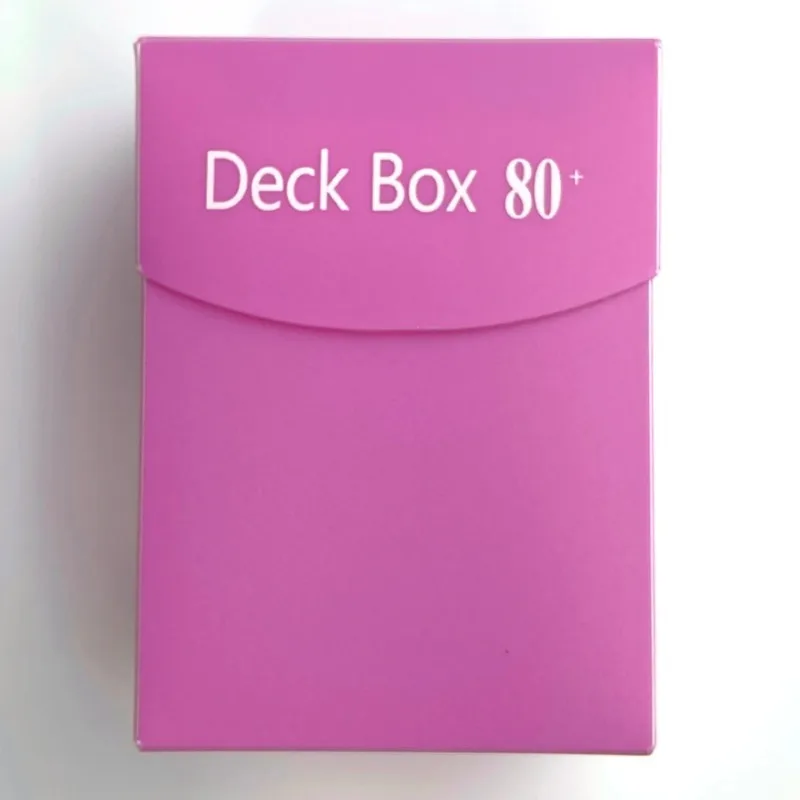 80 Karten Deck Box klassische Farbe Brettspiele TCG Karten Deck Fall Sammlung Organizer Box Karten für Magica Pkm Ygo Sammeln