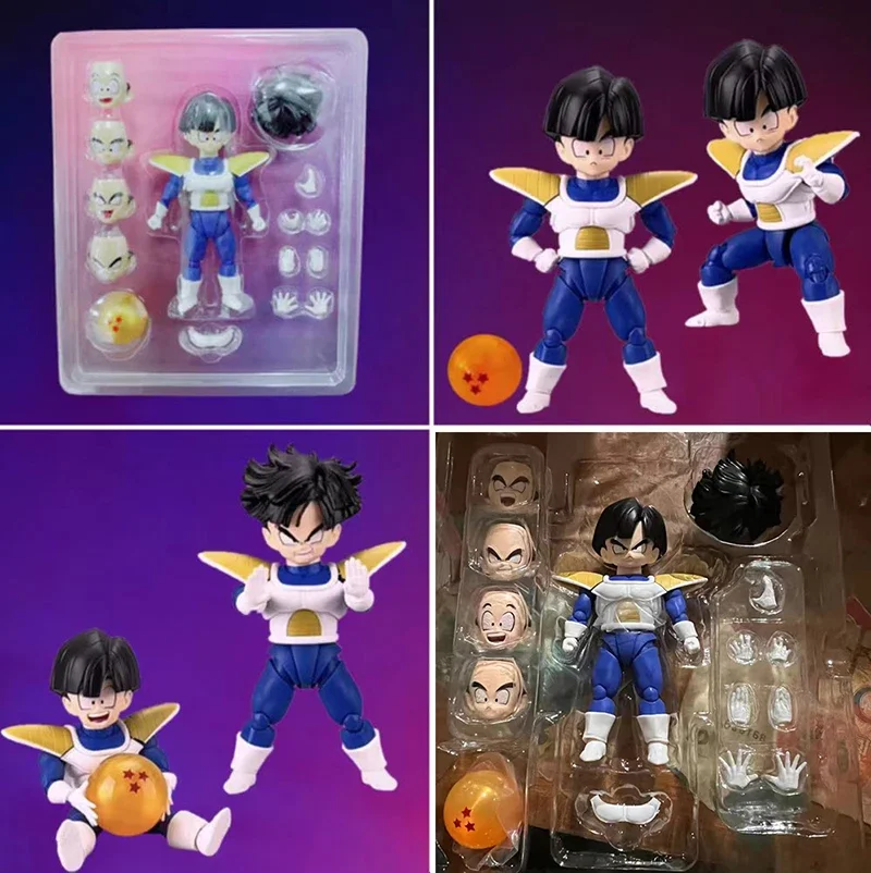 11cm Anime Dragon Ball Z Figures Combats Son Gohan Action Figure PVC DBZ Namek Childhood Gohan Shf Movable Collection Model Toys