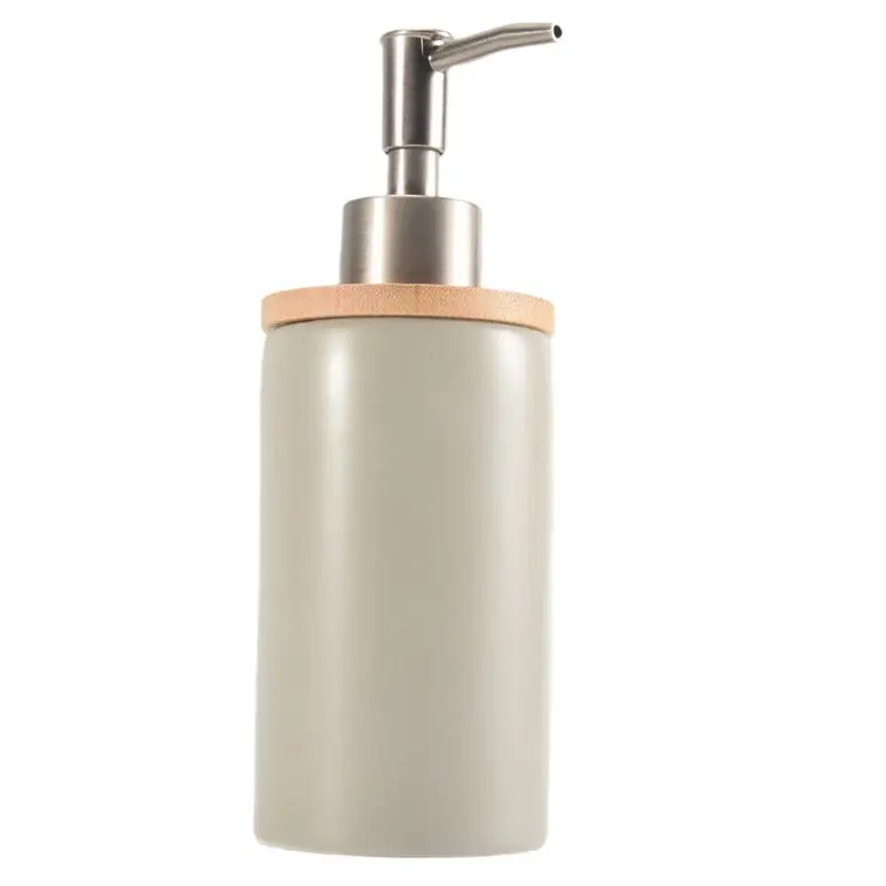 

A11I 400Ml Soap Dispenser, Nordic Style, Lotion Dispenser Soap Dispenser For Kitchen And Bathroom