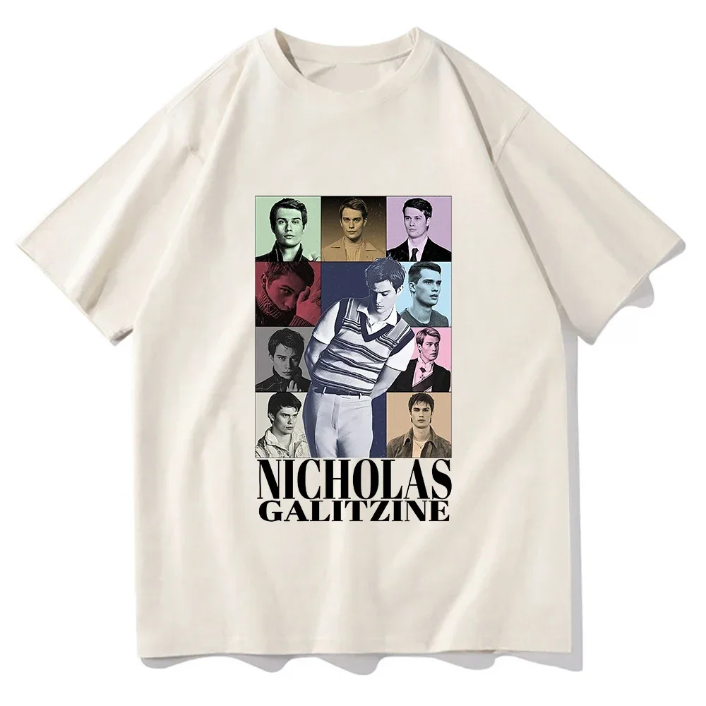 Nicholas Galitzine Eras Tour Tee Shirts Men/Women Clothing Harajuku Aesthetic Tshirt Vintage Unisex Streetwear Cotton Clothes