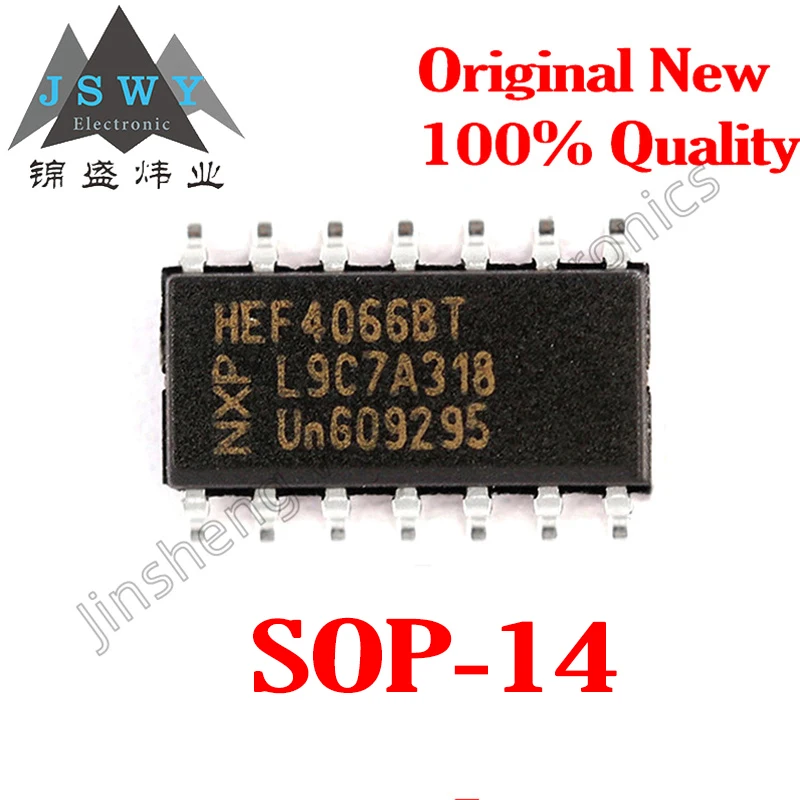 5PCS HEF4066BT HEF4066 SOP-14 Analog Switch SPST 4 Amplifier SMT Brand New Good Quality Free Shipping