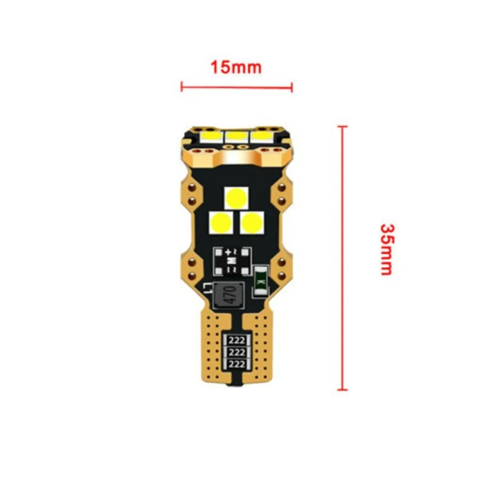 9SMD LED Car Bulbs T10 T15 921 3030 Chips Canbus Decoder Constant Current Auto Reverse Light Turn Signal Lamp Lighting Accessory