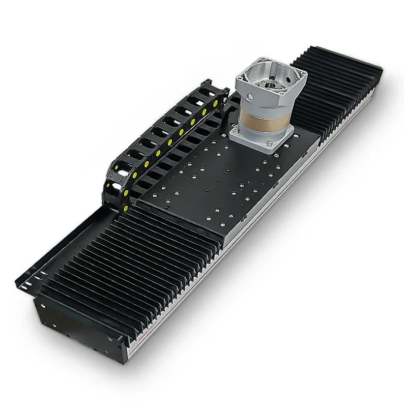 RXC210F Attuatore da palco per tavolo scorrevole con guida a cremagliera e pignone per modulo di movimento lineare pesante con componenti durevoli del nucleo del cuscinetto