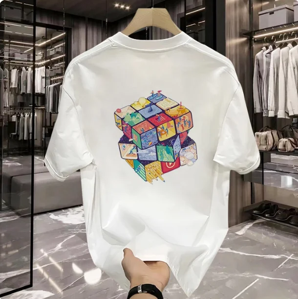 

Summer New 3D Printed Harajuku Style, Personalized, Fashionable,Quick-drying, Breathable and Comfortable Short-sleeved T-shirt 7