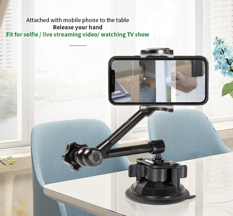 Carro Mágico Braço Ventosa Suporte do Telefone Suporte Flexível Universal Vma01