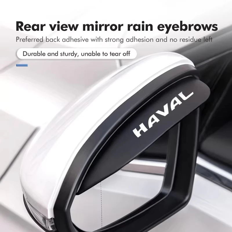 Car Rearview Mirror Rain Guard for Haval Dargo H6 Jolion M6 H9 F7 H2 Scratch Resistant Anti-Rain Wind Deflector Shield