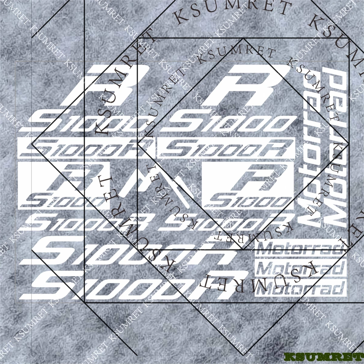 

For S1000R Stickers Motorcycle Sticker Decal Helmet Kit