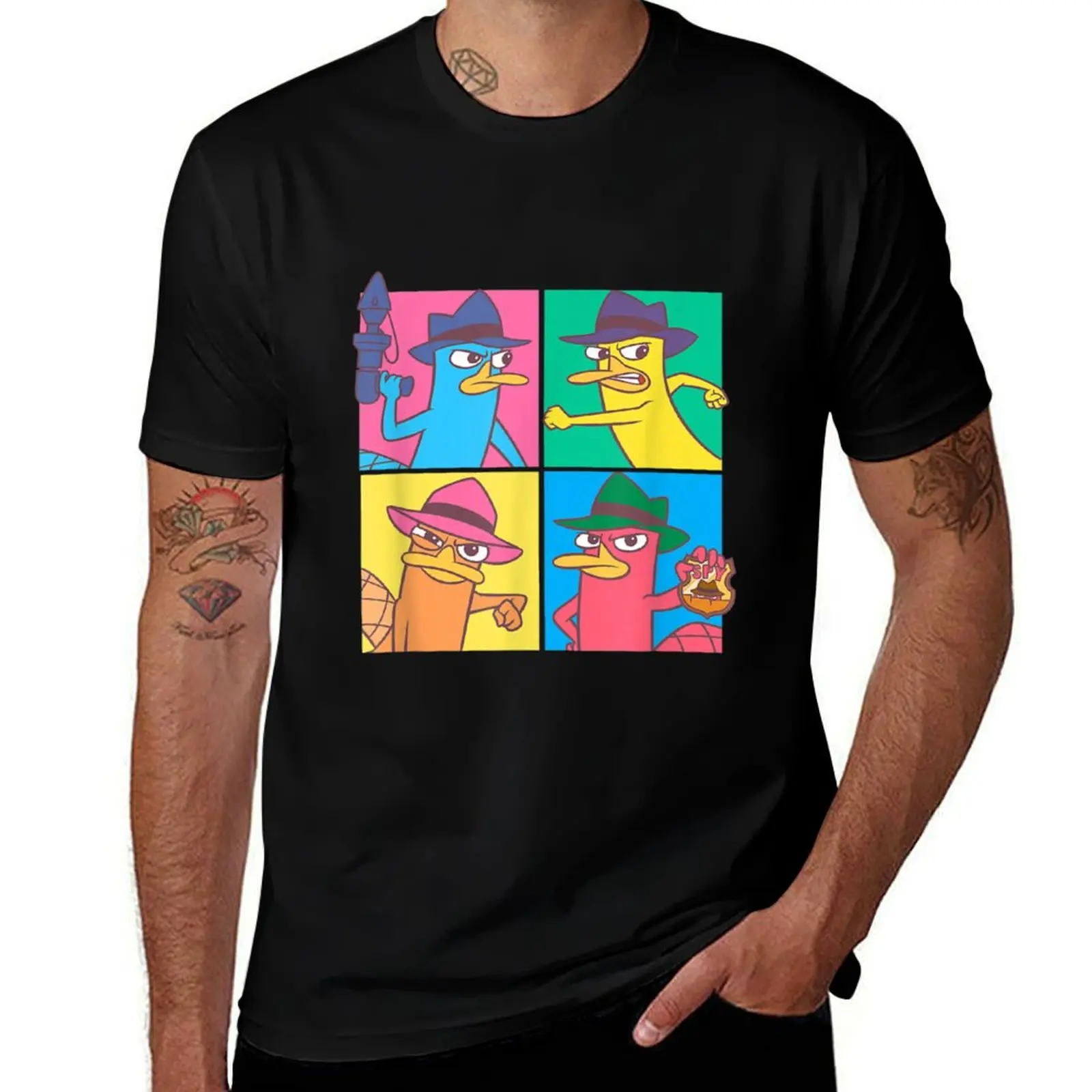 Agent P Pop Box Up T-Shirt Vintage Style Printed Top T-Shirt