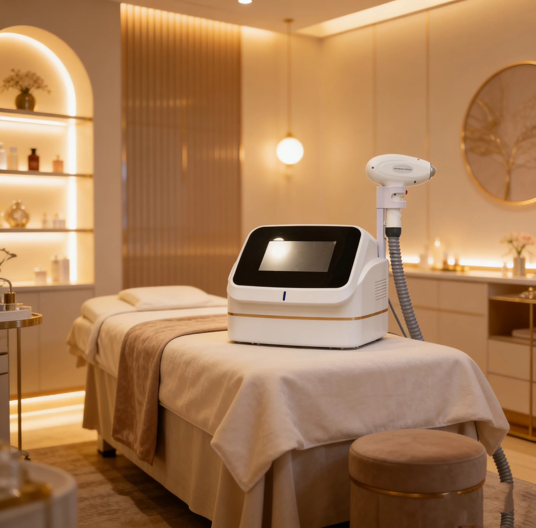 4000W Mini Diode Lase Hair Removal Machine Ice Cooling System Painless Permanent Hair Reduction Skin Rejuvenation Device
