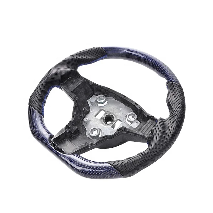 

For Tesla Model 3 Carbon Fiber Steering Wheel Customized Steering Wheel Colorful Carbon Steering Wheel