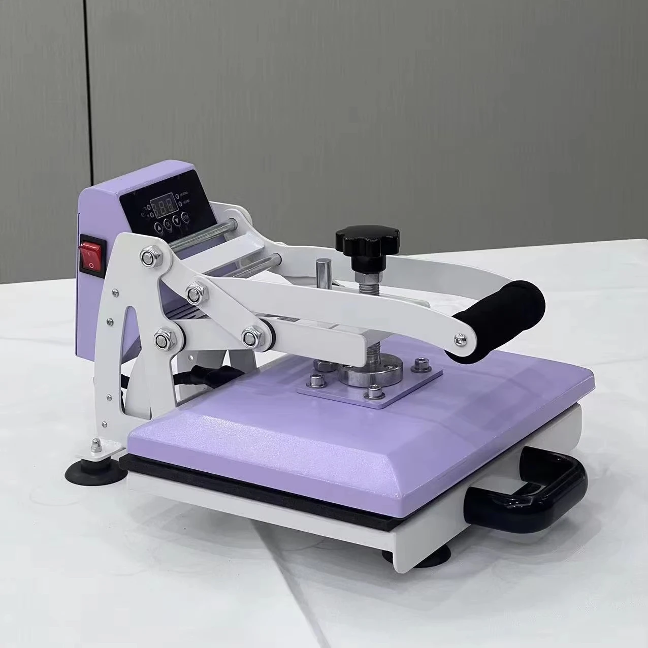Professional 23x30cm Retractable Heat Press Machine for Apparel Heat Transfer
