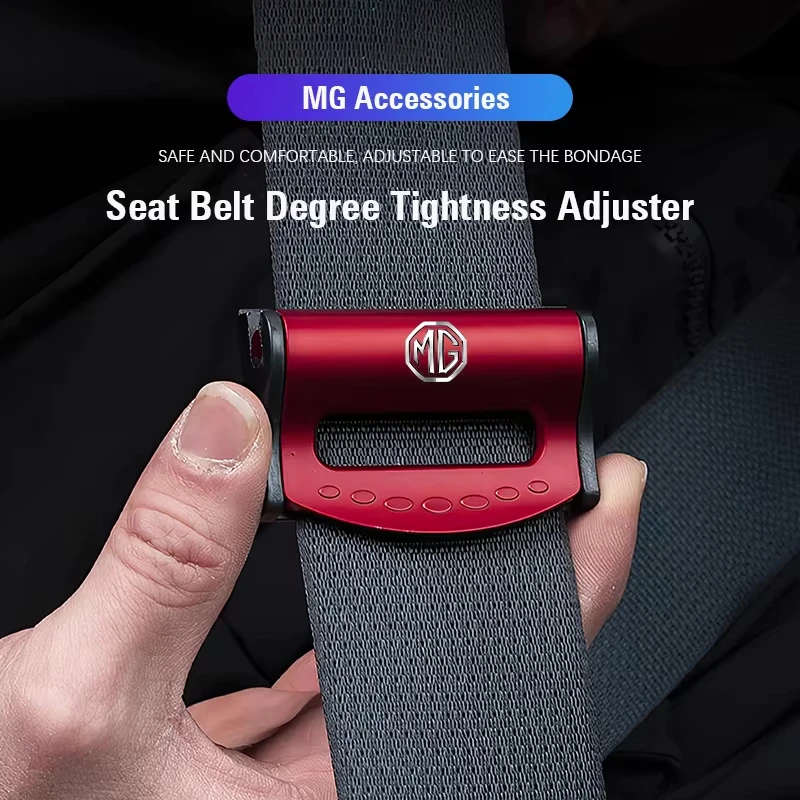 Adjustable Auto Seat Belt Limiter Clips 2Pcs Buckle Compatible Morris Garages MG Cyberster MG3 MG5 MG7 MG6 ZS ES5 ONE HS MG4 EV