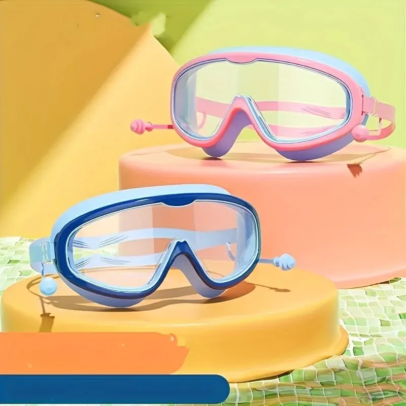 Large Frame Swim Goggles, UV Protection 5
