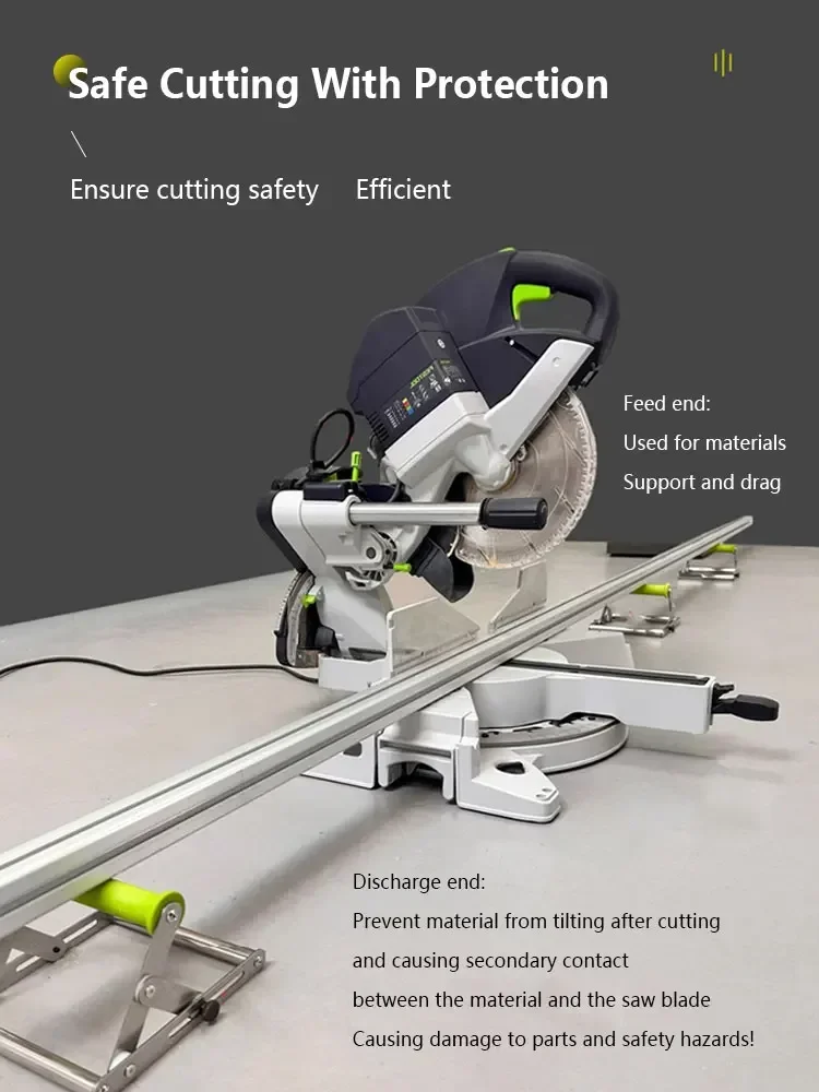 Adjustable Cutting Machine Support Frame Heavy Duty Material Bracket Stand Height Extension Table for Woodworking Workbench