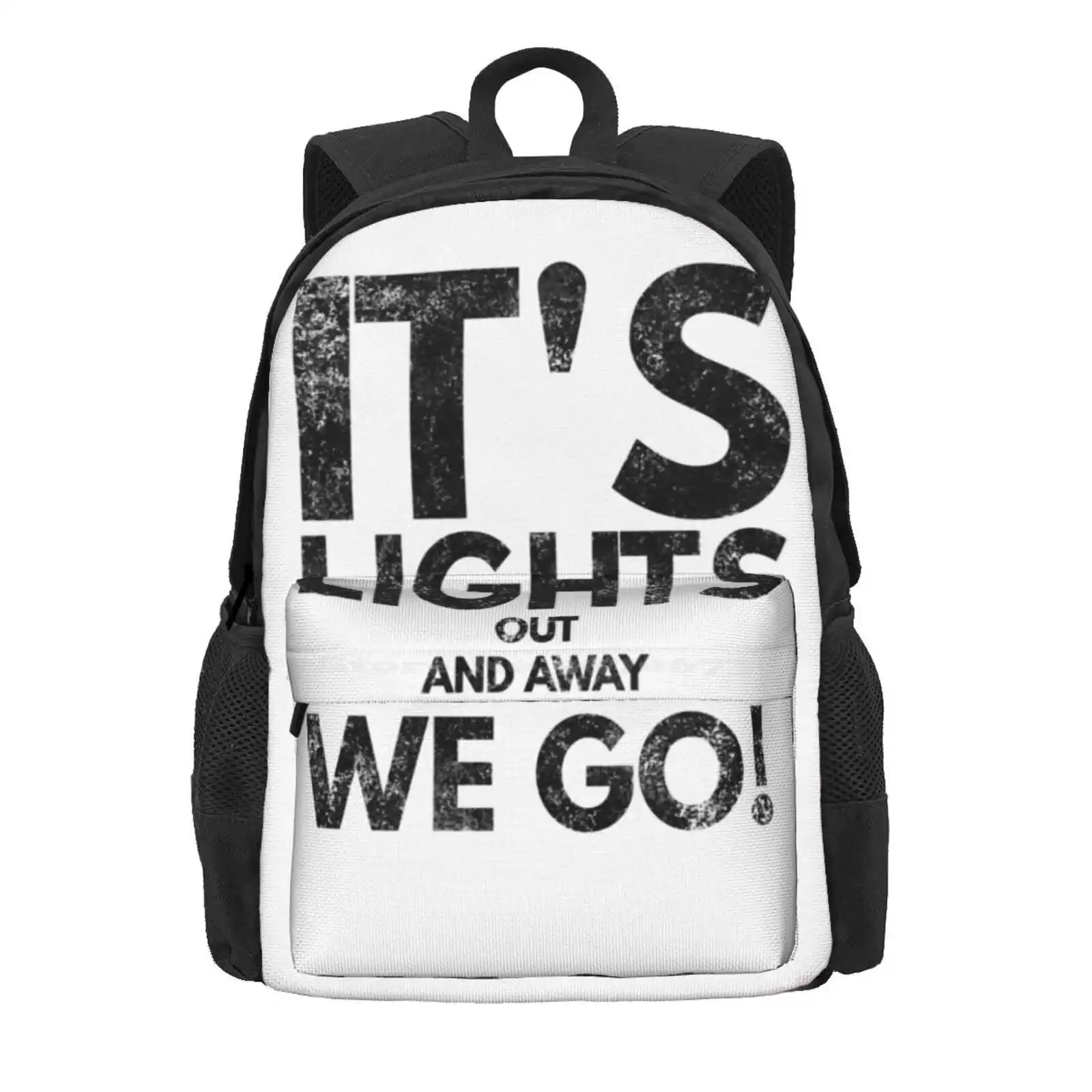 Its Lights Out And Away We Go Hot Sale Schoolbag Backpack Fashion Bags Racing Race Grand Prix Carting Worldengine Drive To