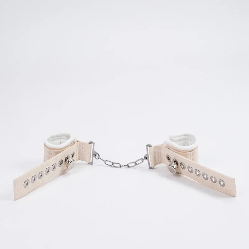 Limb Restraint Belt Set Binding for Stand Hands And Feet Chain Style Psychiatric Patient Care HealthCare Binding System
