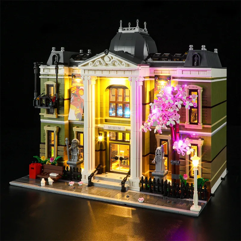 (Only LED Light No Bricks) 10326 Natural History Museum Ideas (Not Include Building Blocks Bricks Kits Sets Model)