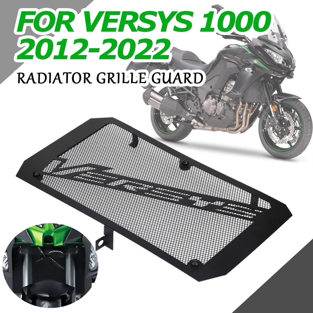 

Motorcycle Radiator Grille Guard Protector Grill Cover Fender For Kawasaki Versys 1000 Versys1000 2012 - 2021 2022 Accessories