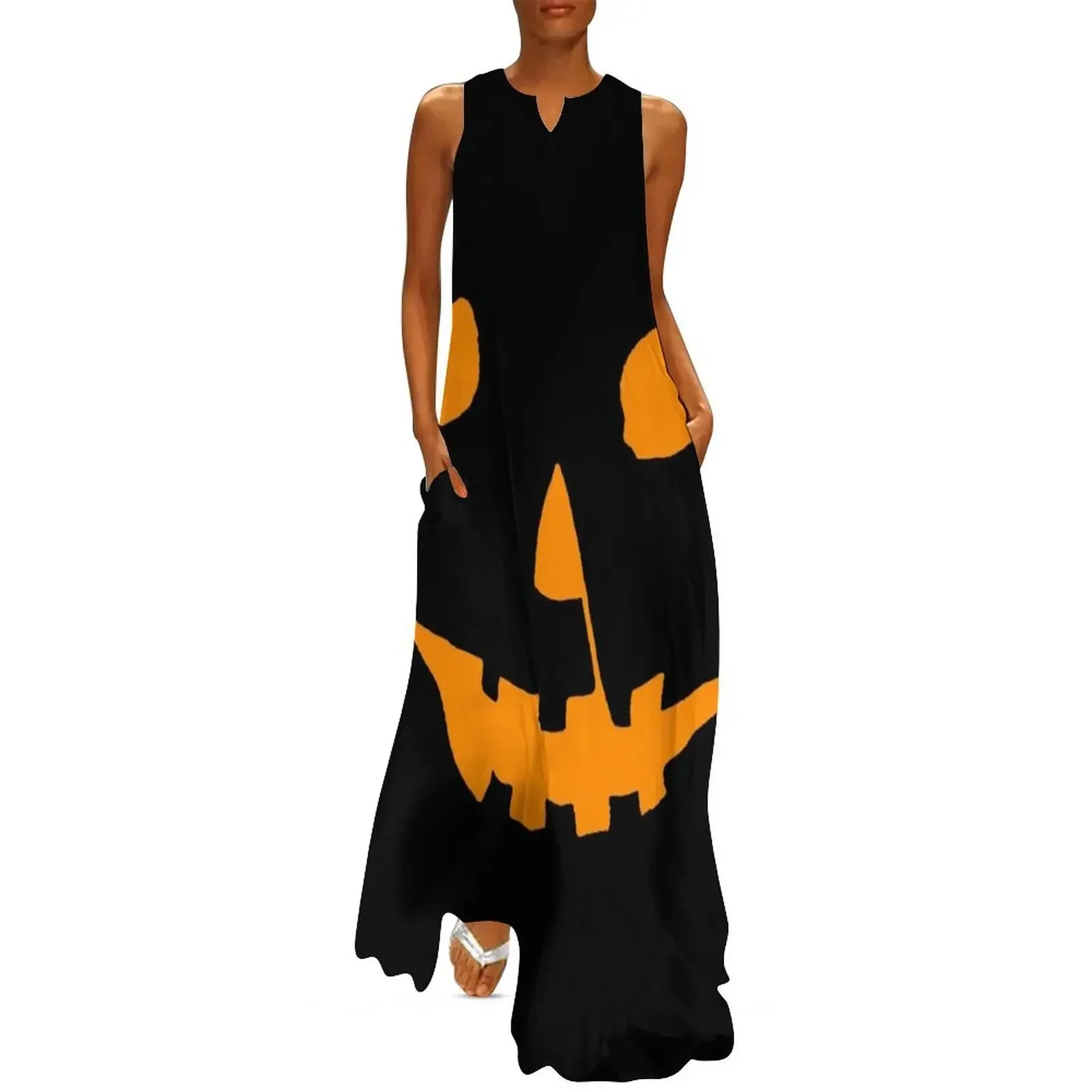

Halloween Movie Jack-O'-Lantern Long Dress dresses for women 2025 african dresses for woman clothing women summer 2025 Dress