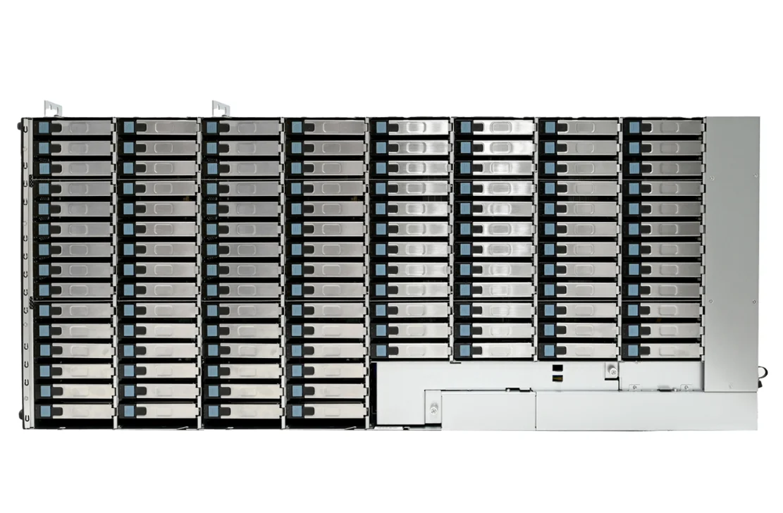 TLF J4108-01-35X XJ1-41081-02 4U 108-Bay 12Gb/s SAS JBOD تخزين عالي المرونة وجهاز عالي الأداء
