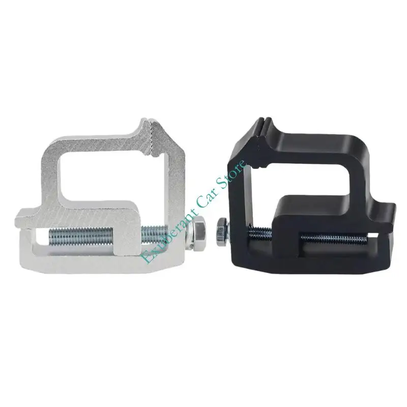 

H3CE 2pcs Rustproof Truck Caps Toppers Campers Shell Mounting Clip Truck Accessories Aluminum Mounting Clamp Quick Installation