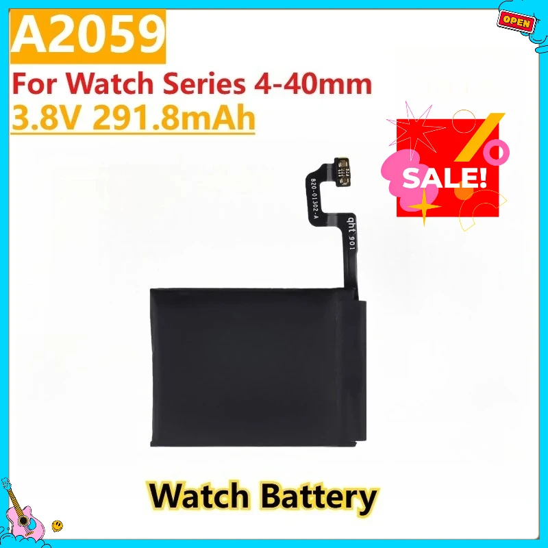 

Replacement 3.8V A2059 A1850 A1875 A1847 A1761 Watch Battery for Apple Watch IWatch Series SE 1 2 3 4 5 GPS