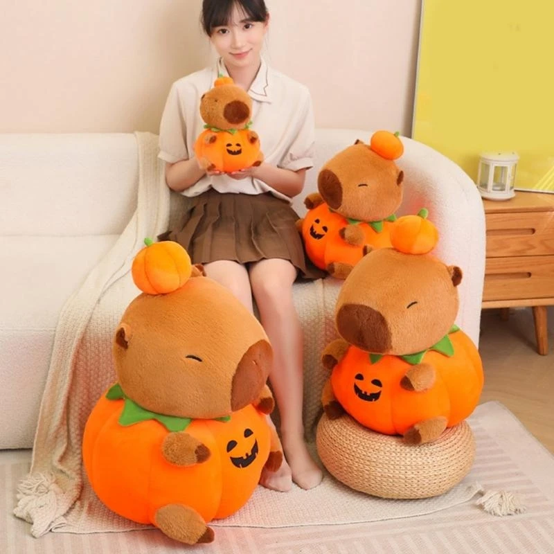 

Прекрасные плюшевые куклы в форме капибары, мягкие игрушки для детей и взрослых