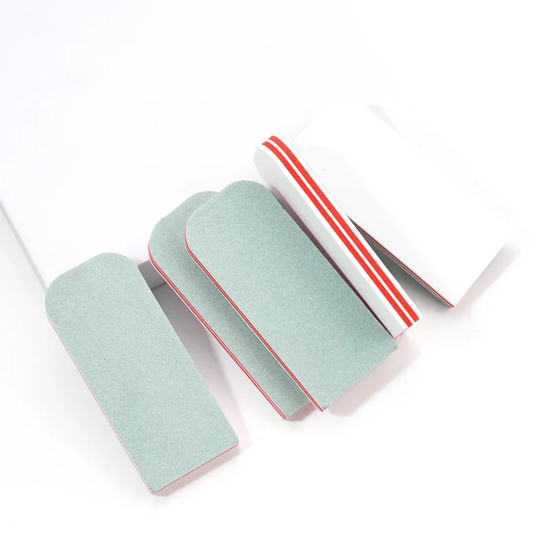 5/10 pièces limes à ongles carrées grain 1000/4000 ongles lisses Double face tampon à ongles bloc tampons outil de beauté de polissage