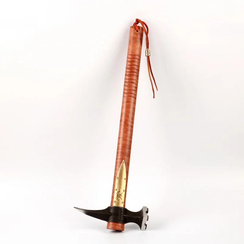 Portable Claw Hammer Multifunctional Armor-piercing Hammer Wooden Handle Outdoor Camping Hardware Hammers Display Ornament