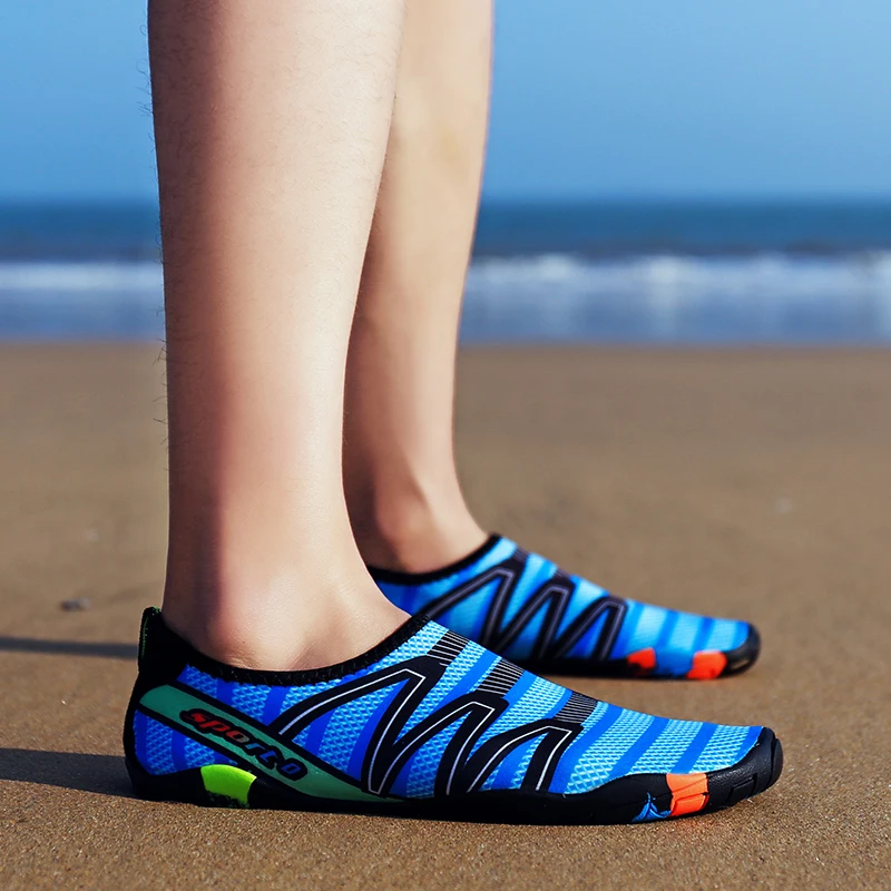 Men Water Swimming Shoes Women Sneakers Barefoot Beach Sandals Upstream Aqua Shoes Quick-Dry River Sea Diving Surfing Seaside image 3