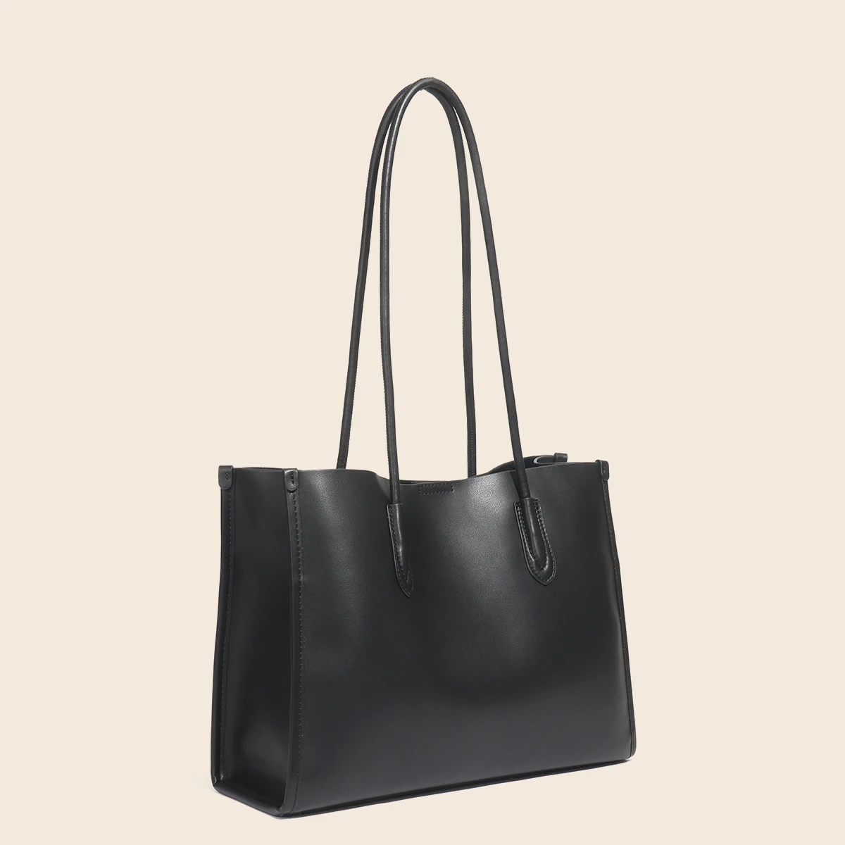 

High-End Genuine Leather Tote Bag for Women, New Autumn and Winter Fashionable Cowhide Commuting Shoulder Bag