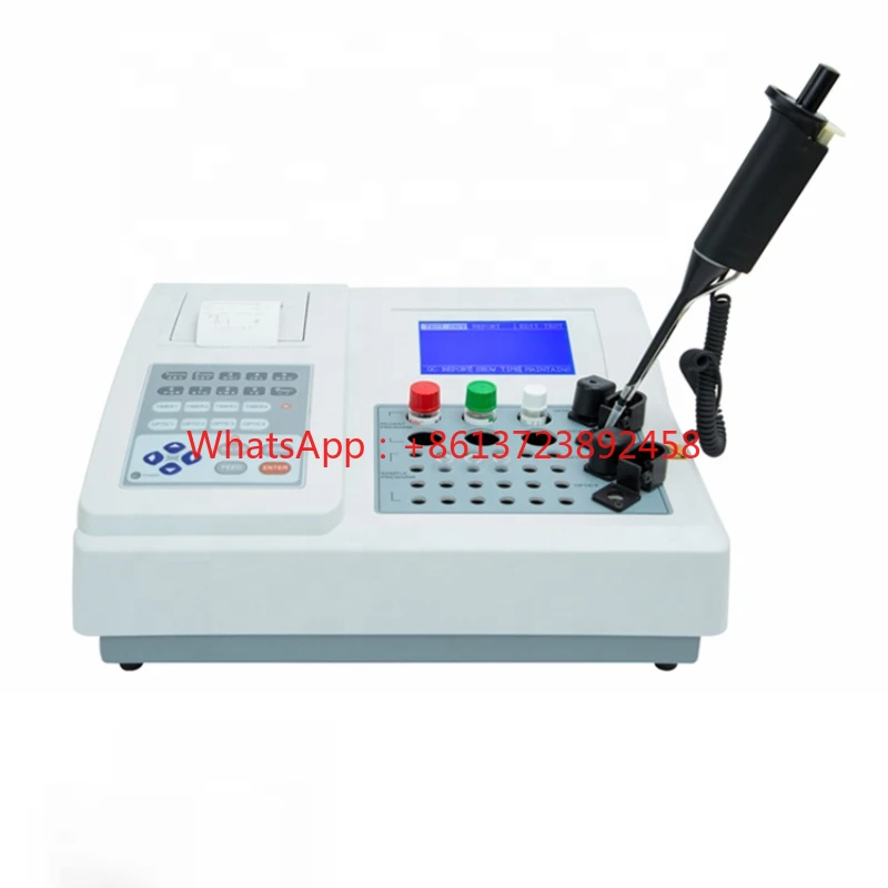 

Medical Equipment Chemistry Laboratory Automatic Semi coagulation test 4 channel Coagulation Analyzer