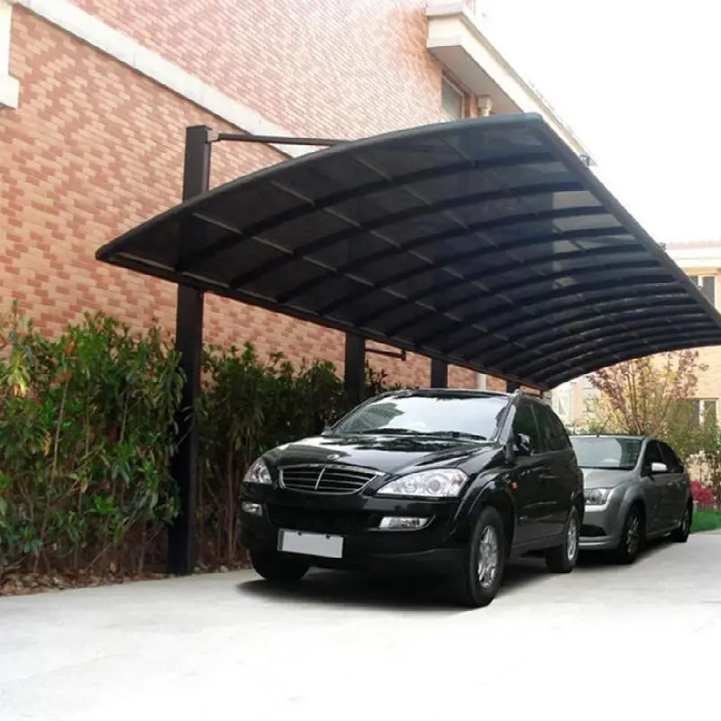 Easy Installation Saves Space Outdoor Car Parking All Aluminum Frame Polyester Roof Carport High Quality Backyard Car Shelter