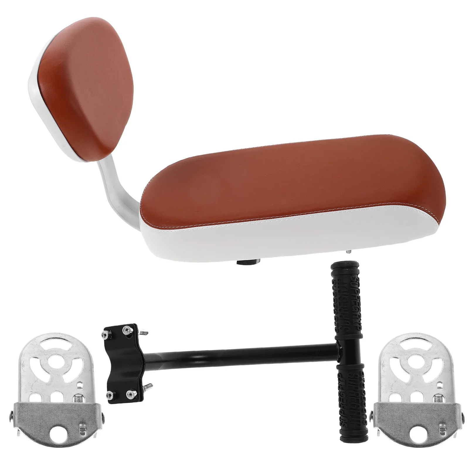 

1Set Mountain Bike Rear Seat Cushion with Backrest Soft Comfortable Nonslip Padded Saddle for Passenger Ride Rear Bike Seat