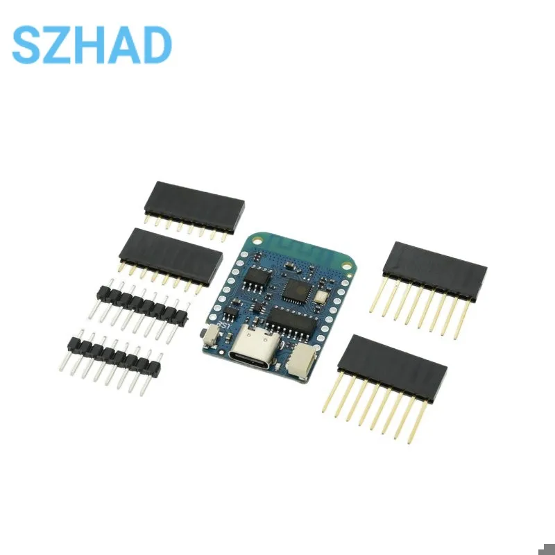 D1 Mini V4.0 ESP8266 WiFi Development Board Module Type-C USB Serial Port Interface 3.3V 5V 4MB Flash 80/160MHz