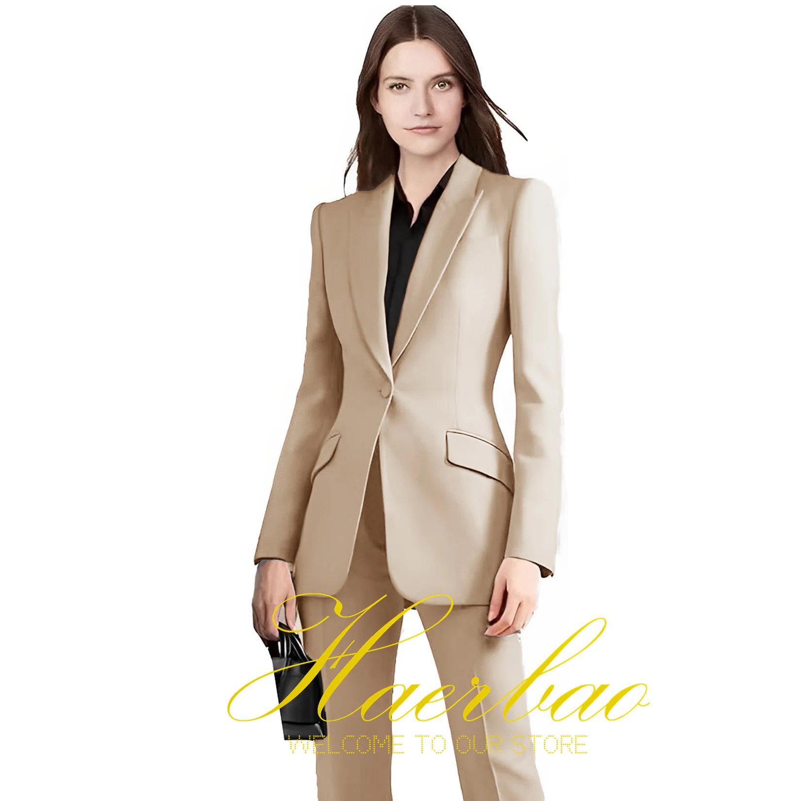 Fashion Women’s Suit Business Women Blazer Pant Set Office Lady Suit 2 Pieces Set