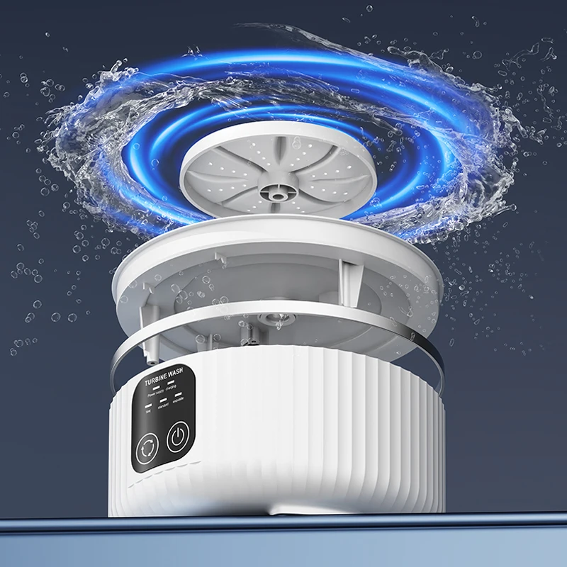 Mini Portable Washing Machine for Underwear Socks, USB Rechargeable Travel Washer Cup for Baby Clothes Makeup Puffs Dorm Home Us