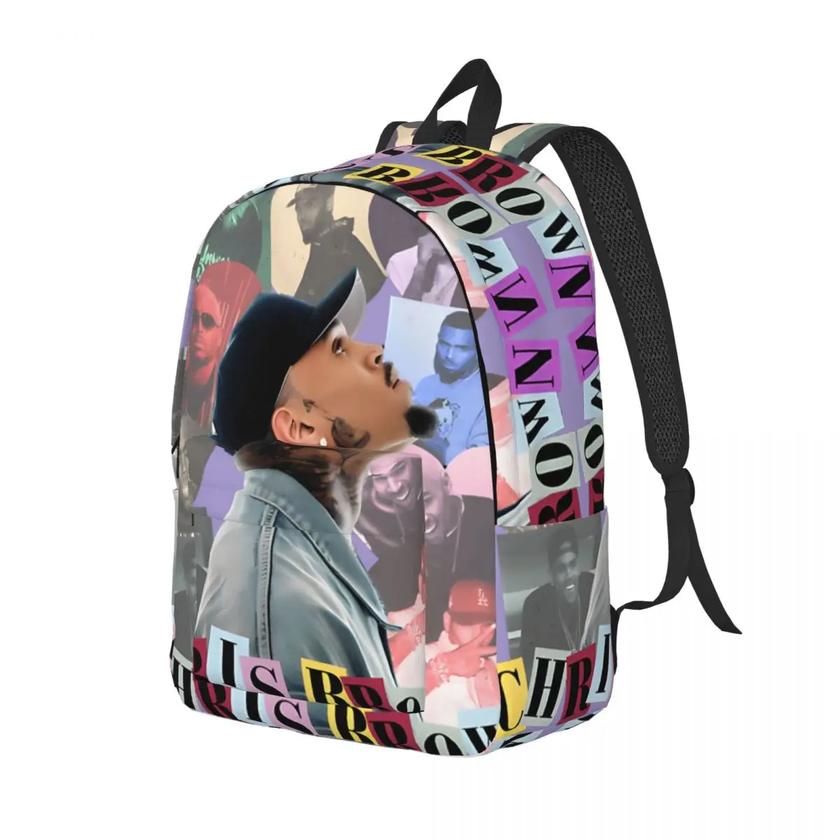 Daypack chris brown 11 tour 2024 music chris brauner reiß verschluss chris brauner studenten geschenk cooler rucksack high school